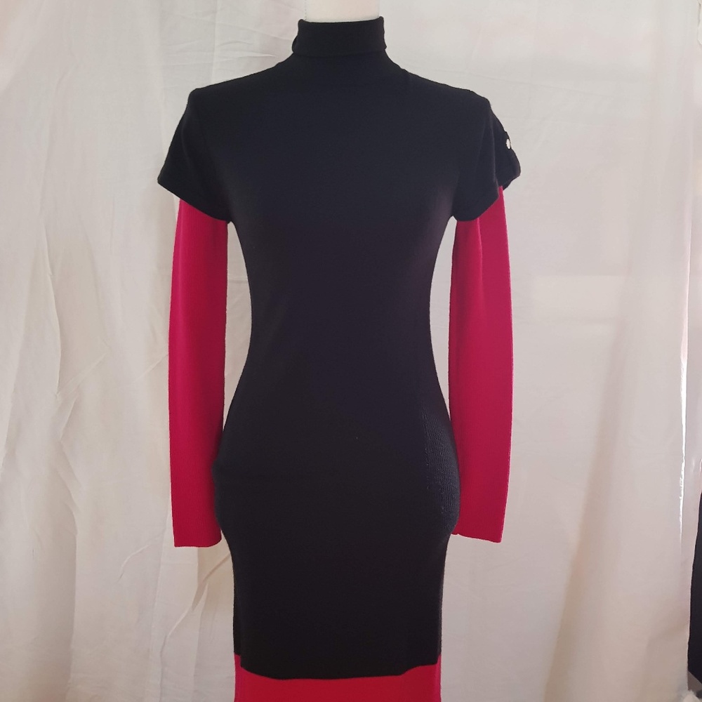 Knitted fit dress